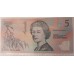 AUSTRALIA 1992 . FIVE 5 DOLLARS BANKNOTE . SPECIMEN